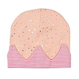 【ノーブランド品】ベビー スウェットキャップ 42cm 44cm 46cm ベビー帽子 男女兼用 ピンク