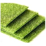 HQ Artificial Grass Fake Lawn GrassミニチュアドールハウスFaux Turf US Seller