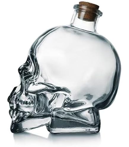 Amazon.co.jp: [sealche]スカルボトル（髑髏ドクロデザインでバーなど