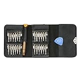KKmoon 26pcs 多機能 スクリュードライバー セット 磁気スロット付き フィリップス付き Torxビット 電気工事 修理ツールキット