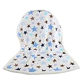 Avitalk 30x40 Inch Newborn Infant Bilayer Baby Blanket with Plush Backing Swaddle Wrap 0-3 Years by 