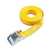 25mm幅カムバックルベルト　エンドレスタイプ　7.0M　黄