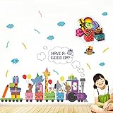 Dragon Honor ウォールステッカー お誕生日 プレゼント 可愛い 動物 子供人気 DIY カラフル 子供部屋 ベビールーム 幼稚園 壁紙 シール インテリア雑貨 はがせる 大きいサイズ