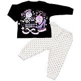 【本体綿100％】2017年 秋冬 アンパンマンガール 裏毛起毛 長袖パジャマ Anpanman Girl ブラック◇100cm