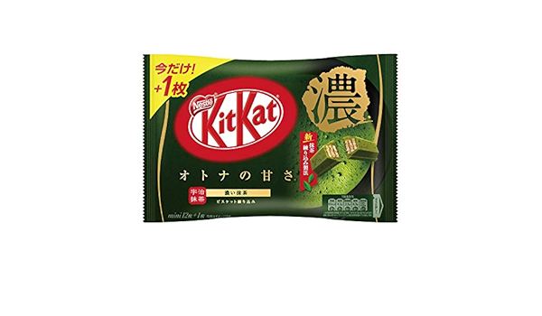 Amazon キットカット ミニ オトナの甘さ 濃い抹茶 増量 13枚 24袋セット キットカット ミニ オトナの甘さ チョコレート菓子 通販
