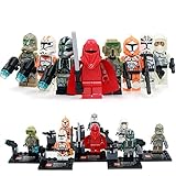 8pcs / lot Mini Star Wars Figures Clone troopers &レッドガードブロックミニフィギュア最新アクションフィギュアfor Kids