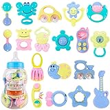 Fabal Baby Rattles TeetherボールShaker Grab and Spin Rattle Musical Toyギフト