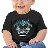 クール 子供 コールドプレイ アルバム デザイン U首シャツ タイツ Black Size 12 Months