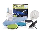 Windscreen Scratch Repair Kit, Windshield Repair (フロントガラス研磨DIY修復キット - 自動車ガラス修復 - ワイパーブレードによる損傷、ガラス表面
