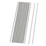 uxcell 旋盤超硬バー　超硬バー　50個　高速度鋼　ラウンド　1.5mmX 100mm
