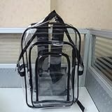 kanglifenクリーンルーム用静電防止エンジニア工具バッグ透明防水pvcリュックサックPC収納40cm*35cm*15cm