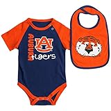 幼児オーバーンTigersブルーRookie Onesieとよだれかけセット