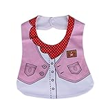 (ラボーグ)La vogue 6-24ヶ月の赤ちゃん ベビー スタイ よだれかけ ビブ バンダナスタイ 女の子 男の子 綿ビブ 幼児 お出かけ ピンク