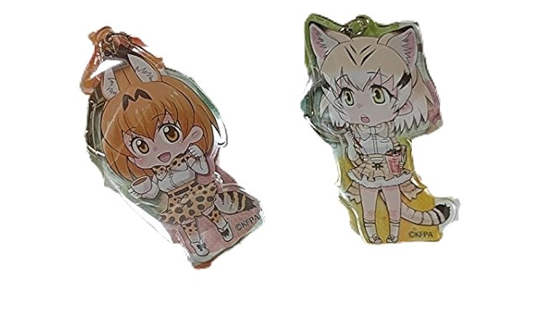 けものフレンズ サーバル スナネコ ジャパリカフェ アクリルキーホルダー アクキー 尾崎由香 みゆはん アニメ 萌えグッズ 通販 Amazon