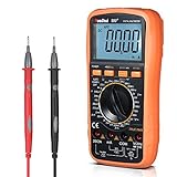 KKmoon デジタルマルチメータ 19999カウント 真の実効値 マルチメータ DMM DC/AC電圧 電流 抵抗 ダイオード 容量 hFE測定 周波数 連続性テスター 方形波出力 LCDディスプレ