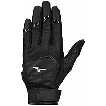 グローブ、ミズノプロ未使用スパイク、ブラックキャノンマックスバット、バッテ守備手 MIZUNO 刺繍サービス ミズノ 野球 バッティング手袋 少年用