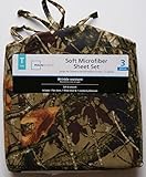 Camouflage Print Microfiber Twin Sheet Set (3 Pc Set) [並行輸入品]