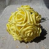 Generic Handmade Foam Artificial Roses Flower Wedding Bride Bouquet Party Decor DIY - SS