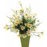 nobrand 光触媒マーガレット（造花） オブジェ (4153)