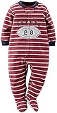 Carter 's Boy 's Football ChampフリースFootedパジャマSleeper