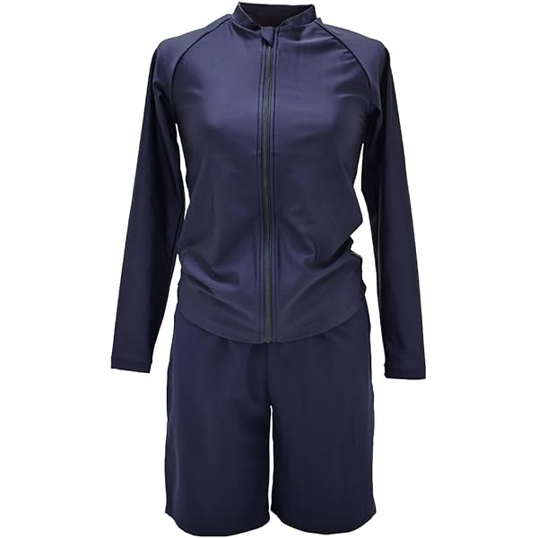 Amazon.co.jp: FOOTMARK スクール水着 泳げる長袖セパレーツ（インナー