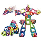 PerPure　マグネットブロック　磁石ブロック　立体パズル　モデルDIY　76ピース　磁気建築おもちゃ　創造力を育てる