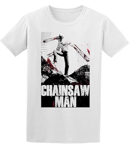 Amazon.co.jp: チェンソーマン 厚手 Tシャツ 半袖 280g 綿100% 丸首