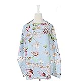 Ancdream 授乳ケープ 授乳カバー Udder Covers ワイヤー入り授乳ケープ コットン100％ 軽量 多機能で 出産準備 ご出産祝で