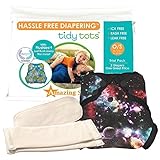 Tidy Tots Diapers Hassle Free 2 Diaper Trial Set (Black Galaxy) [並行輸入品]