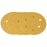 6 in. 120 Grit Hook and Loop Sanding Discs 5 Pc by Warrior