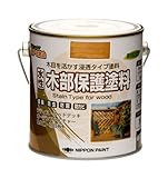 ニッペ 水性木部保護塗料 0.7L ウォルナット