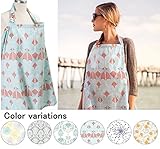 柏屋通商 授乳ケープ エプロン生地 ポンチョ (サマーリリー)