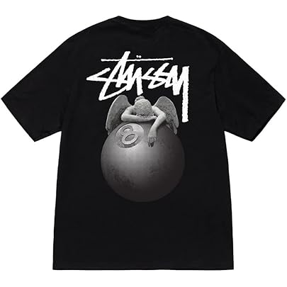 Amazon | [ステューシー] 半袖Tシャツ グラフィックプリント FUZZY