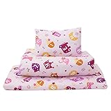 お昼寝布団セット 7点セット ABC柄 OHF-08・ピンク
