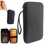 FitSand ( TM ) Travel Carryジッパーポータブルハードケースカバーボックス100 8 " Glow SticksライトアップGlowstickブレスレット