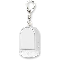 Amazon.co.jp: 防犯ブザー 大音量 ライト 光る ホワイト GE085W