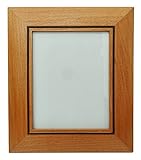 滑らかな仕上げ装飾木製写真フォトフレームホーム吊り装飾壁アート 19 x 25 Inches ブラウン FRAME25-Brown-21