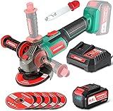 ディスクグラインダー HYCHIKA 18V充電式グラインダー 砥石径115mm 8500回転/分 電動サンダー 4.0Ah大容量バッテリー