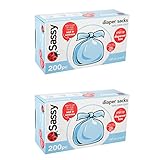 Sassy Baby Disposable Diaper Sacks (400) by Sassy