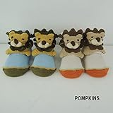 ポプキンズ ライオン 足型入りPOP UPソックス 9-12cm オフ