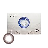 カラコン ピュアアクア クリアリング ワンデー by ZERU. 高含水 58％ UV モイスト 1箱30枚 1日使い捨て Pure aqua Clear Ring (PWR：-1.75)