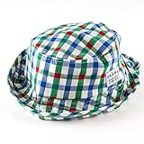 帽子 シシュノン UVカット 紫外線カット さわやかチェック帽子 48cm コン