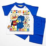 アンパンマンの半袖パジャマ ブルー80ｃｍ（TA2106-BU）