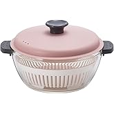 ベストコ 電子レンジ調理 オーブン調理 耐熱ガラス 鍋 1.5L ピンク LLG485 ロック&ロック