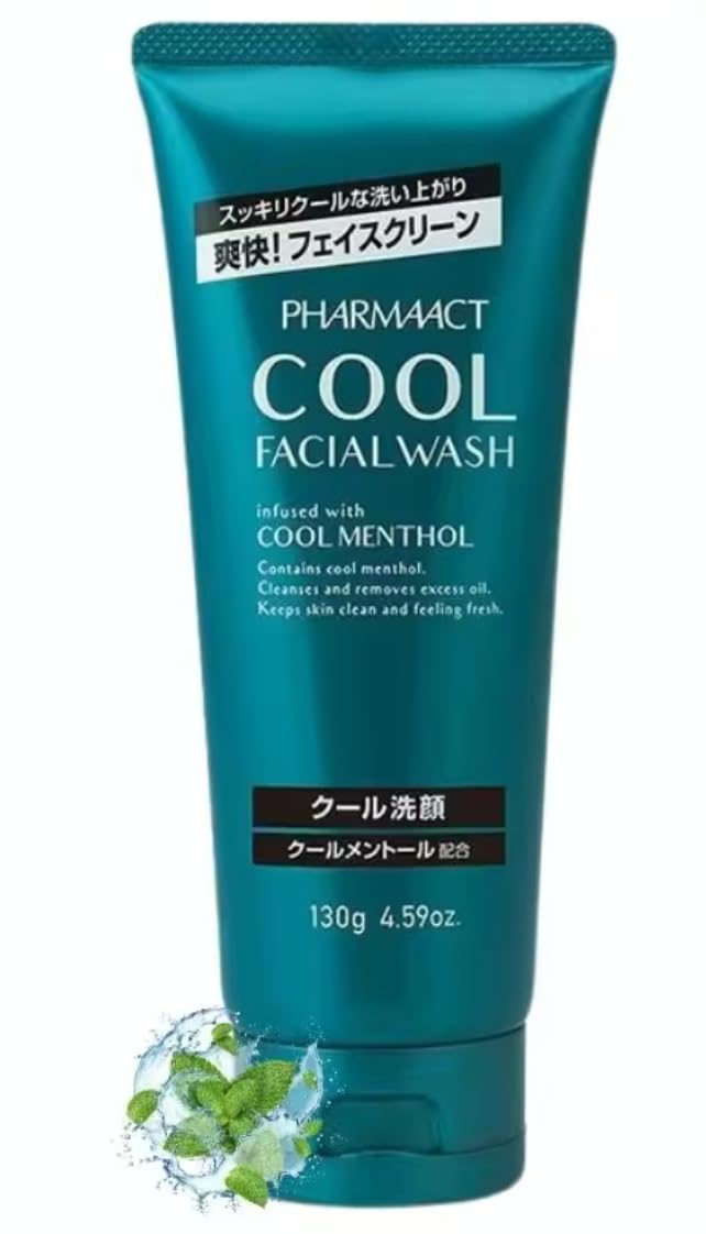 【57%OFF】【237円】 熊野油脂 ファーマアクト クール洗顔フォーム 130g