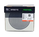 Festool 484161 P120 Grit, Rubin Abrasives, Pack of 50 by Festool