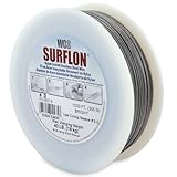 Surflonサイズ3 – 40-pound Break 1000-feet圧着画像ワイヤナイロンコーティングステンレススチール、明るい