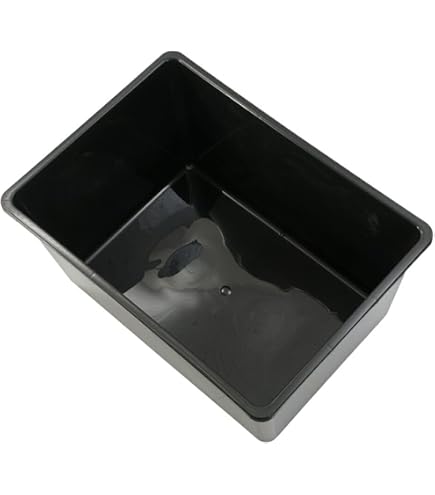 Amazon | 鈴木製作所 角型タライ プラ桶 黒 | ネオス | 水槽 通販