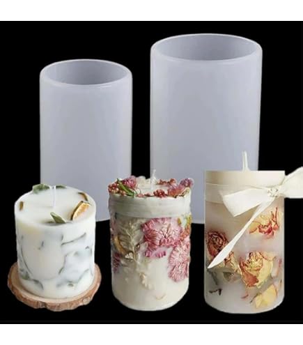 Amazon.co.jp: ミルティクラフト キャンドル モールド 円柱 ポリ