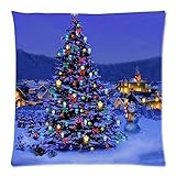 2017ファッション（クリスマスツリー）ユニセックス枕を印刷